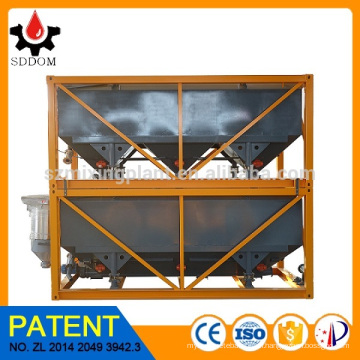 Patent product 40m3 concrete mixing plant stackable Horizontal Cement Silo